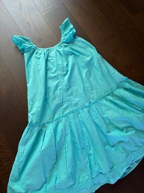 Simply Southern Turquoise Tiered Midi Dress
